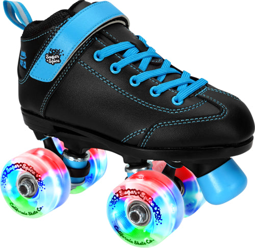 Sure-Grip Sugar & Spice Lite Up Kids Skate Black