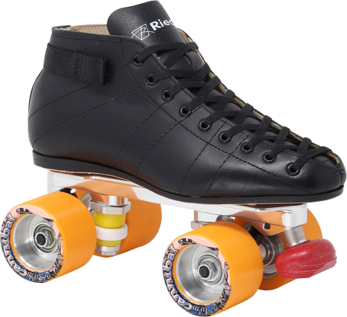 Riedell 595 Black PowerTrac Cannibal Package