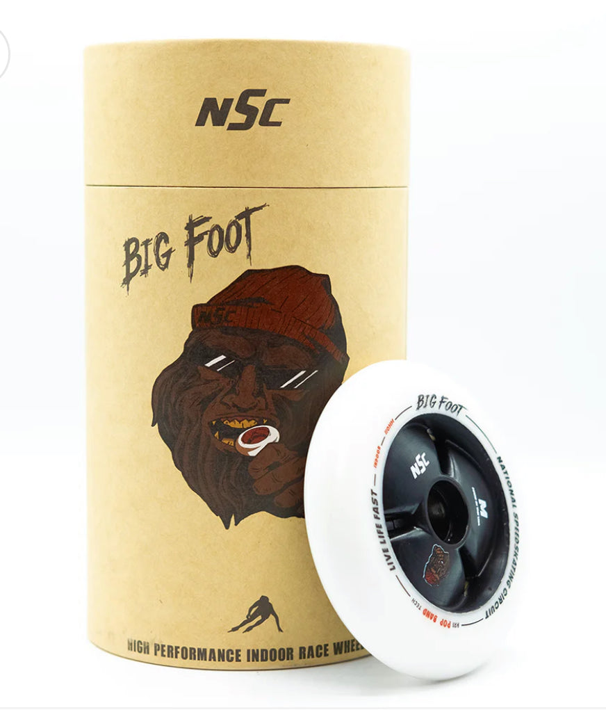 NSC Bigfoot 2 Race Wheels Black Hub 8-Pack